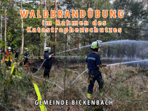 Vollsperrung L3303 aufgrund einer Waldbrandübung am Sa., den 18.04.2026