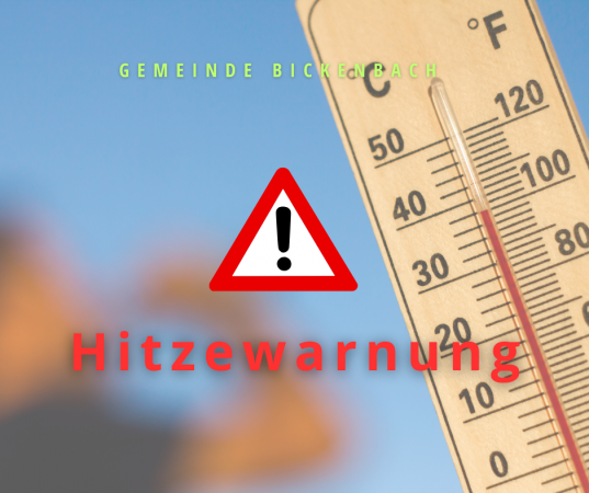 Hitzewarnung