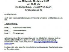 Screenshot zur Einladung